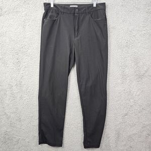VRST Golf Tech Pants Men's Black Solid Straight Chino Flat Front 32 x 29